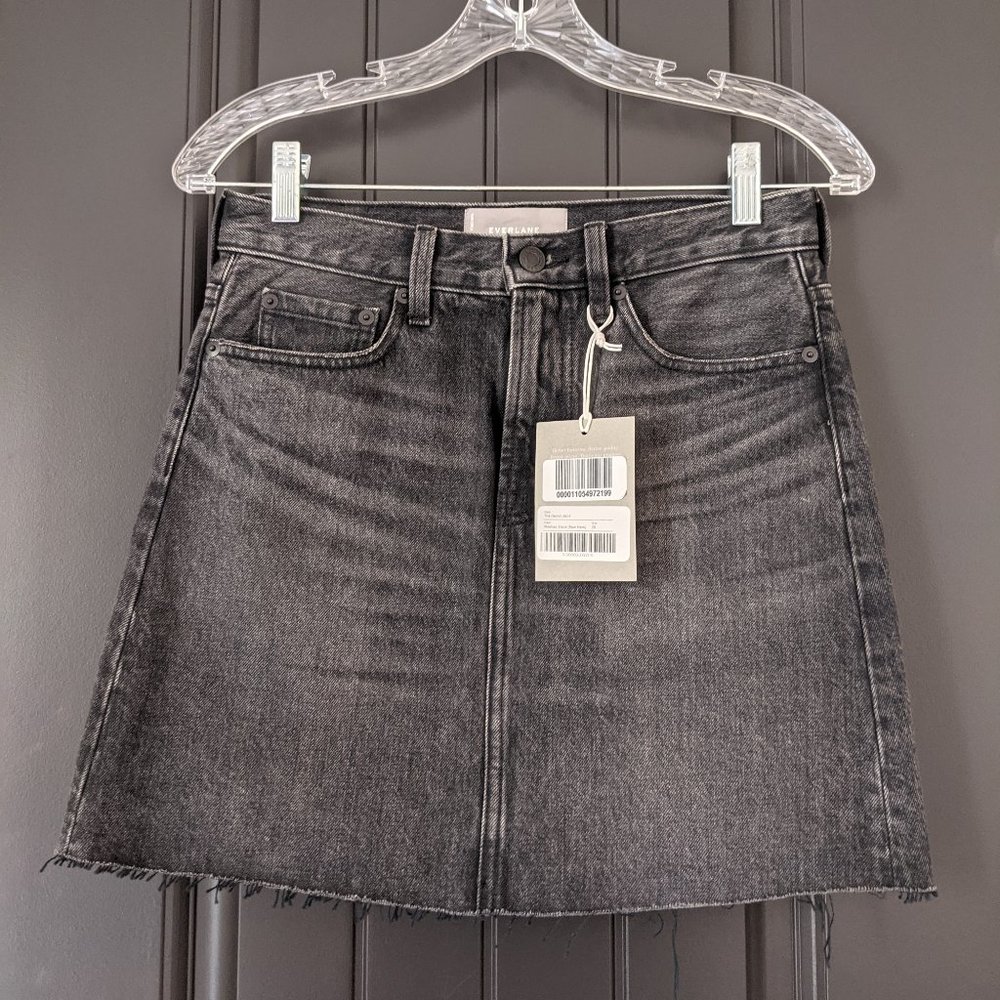 ❌SOLD❌ Everlane Black Denim Skirt